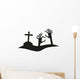  Icon of hand reaching from the grave. Wall Decal