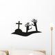 Icon of hand reaching from the grave. Wall Decal