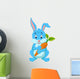Cartoon happy rabbit  Wall Decal