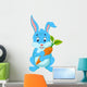Cartoon happy rabbit  Wall Decal