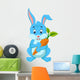 Cartoon happy rabbit  Wall Decal