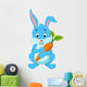 Cartoon happy rabbit  Wall Decal