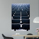 Empty Seats at the Stadium Wall Mural