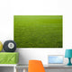 Green grass texture of a soccer field. Wall Mural