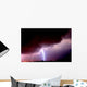 Purple Lightning Wall Decal