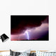 Purple Lightning Wall Decal
