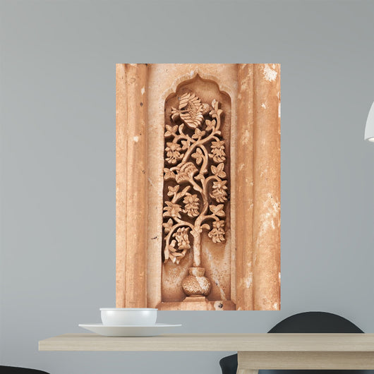 Floral Carving on Ishak Pasha Palace Turkey Wall Mural