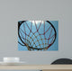 Basketball Hoop and Sky Wall Mural