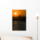 Istanbul Silhouette with Mosque and Sun Wall Mural