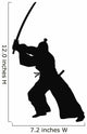 Samurai Wall Decal