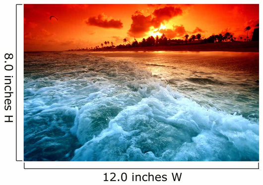 ocean sunrice Wall Mural