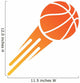 Basketball logo Wall Decal