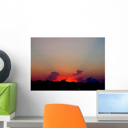 Country Sunset Wall Decal