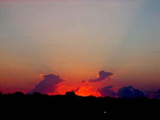 Country Sunset Wall Decal