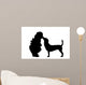 Vector Silhouette Girl Wall Decal Design 2