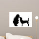 Vector Silhouette Girl Wall Decal Design 2