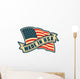 Made Usa Flag Wall Decal