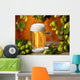 Beer with hops Wall Mural