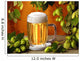 Beer with hops Wall Mural