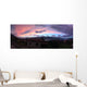 Rural Town Sunset Wall Mural