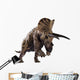 3D Rendering Triceratops Charging Wall Decal