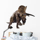 3D Rendering Triceratops Charging Wall Decal