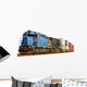 Two Locomotives Isolated Wall Decal