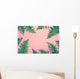 Summer Tropical Fern Leaves Wall Decal