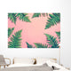 Summer Tropical Fern Leaves Wall Decal