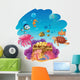 Treasure Chest and Sea Wall Decal