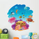 Treasure Chest and Sea Wall Decal