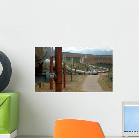 Trans-alaska Oil Pipeline Wall Mural