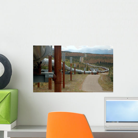 Trans-alaska Oil Pipeline Wall Mural