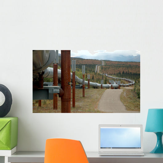 Trans-alaska Oil Pipeline Wall Mural