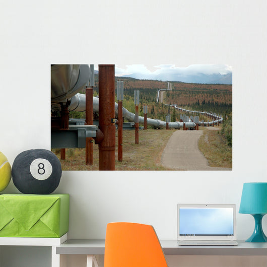 Trans-alaska Oil Pipeline Wall Mural