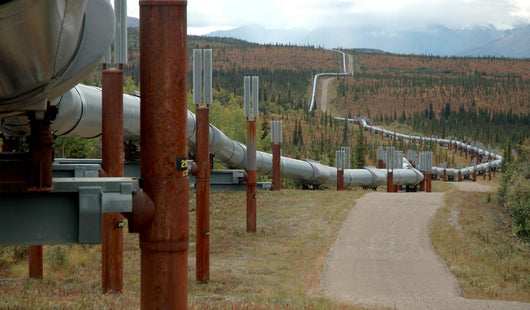 Trans-alaska Oil Pipeline Wall Mural