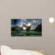 Park sunset Wall Mural