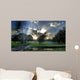 Park sunset Wall Mural