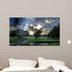 Park sunset Wall Mural
