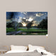 Park sunset Wall Mural