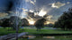 Park sunset Wall Mural