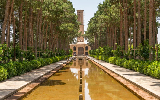 Dowlat Abad Garden in Yazd, Iran Wall Mural