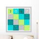 Modern calendar design Wall Mural