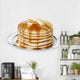 Isolated pancakes with butter and syrup Wall Decal