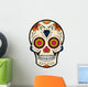 Daisy Diamond Sugar Skull Wall Decal