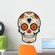 Daisy Diamond Sugar Skull Wall Decal