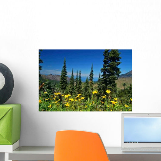 Mountain Meadow Wall Decal Design 3