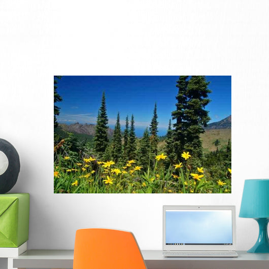 Mountain Meadow Wall Decal Design 3