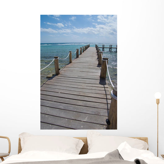A Walk at the Pier Wall Mural