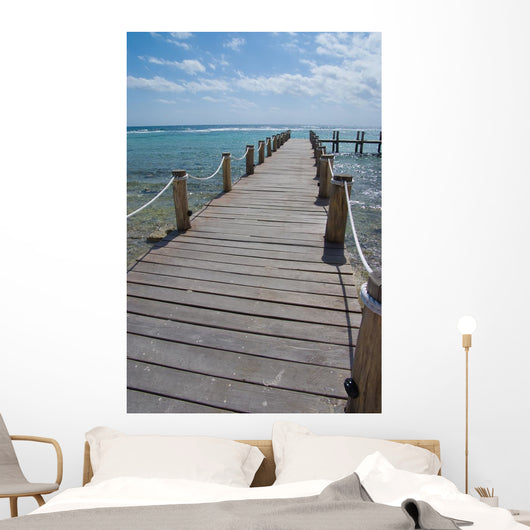 A Walk at the Pier Wall Mural